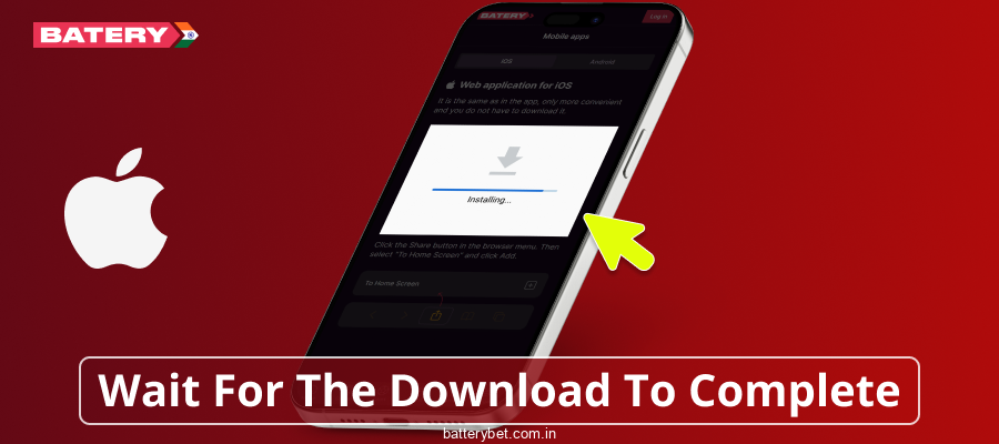 Finish downloading Batery Bet IN on iOS