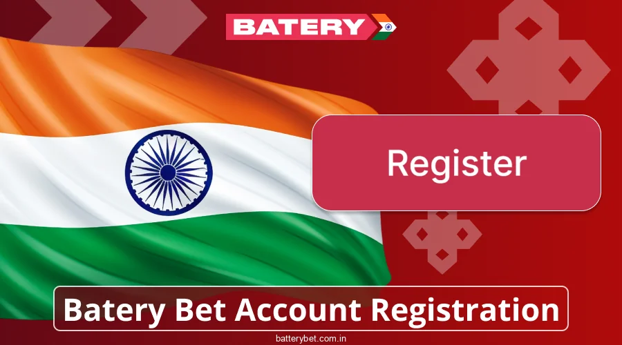 Create an account in Batery Bet India